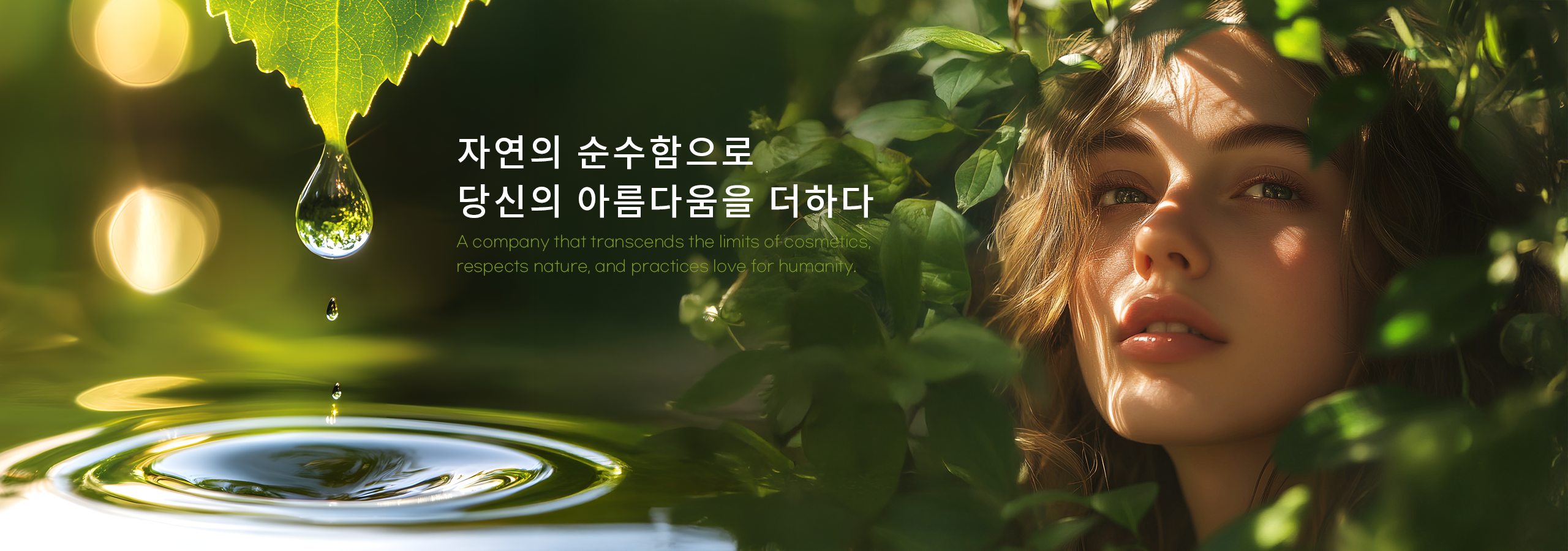 자연의 순수함으로 당신의 아름다움을 더하다